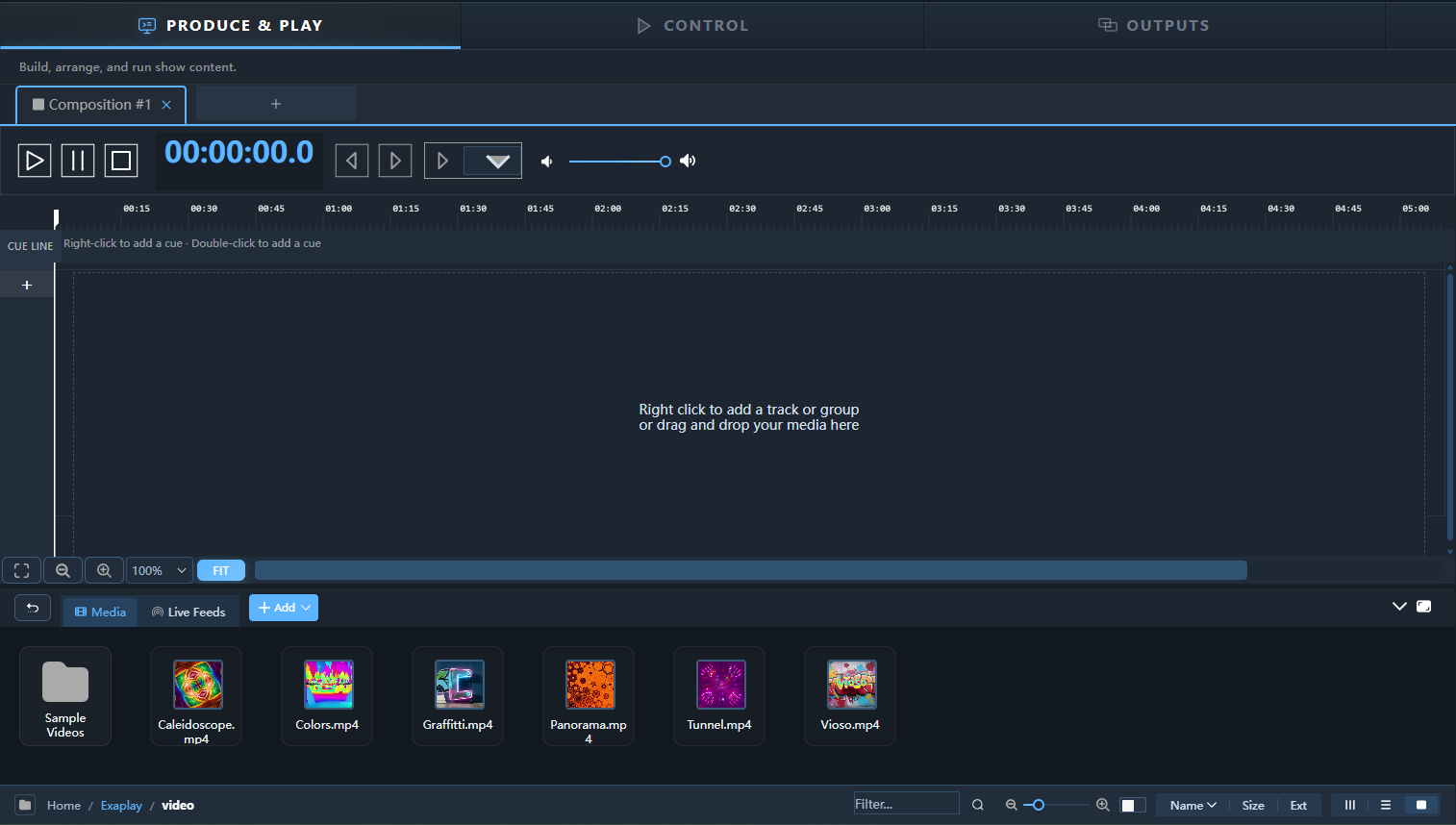 File browser with a video thumbnail