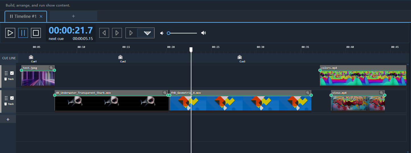 Timeline overview