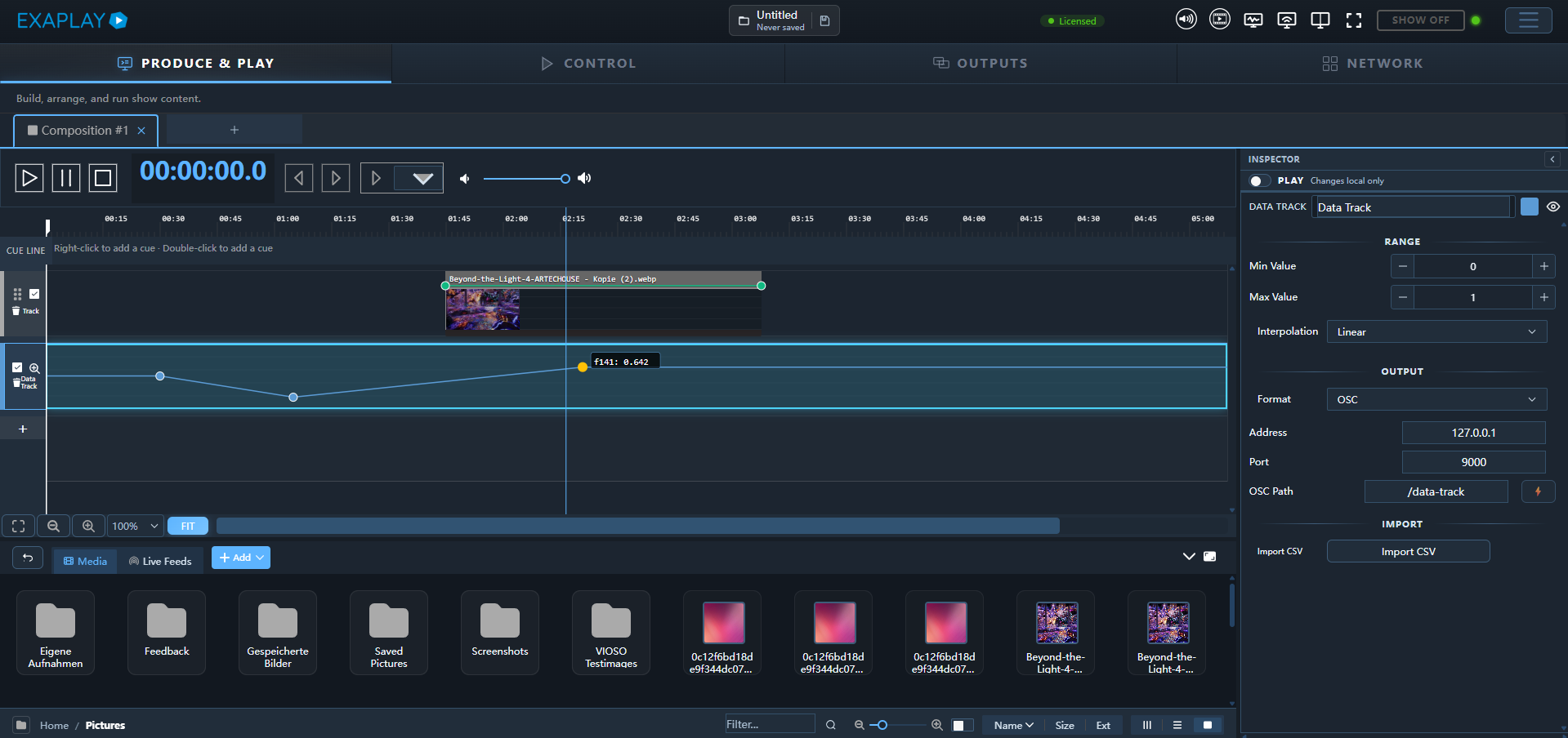 Main tabs, sub-header tabs and per-mode visibility